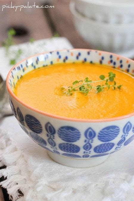 Simple Creamy Carrot Soup Recipe Carrot Soup Recipes Creamy Carrot