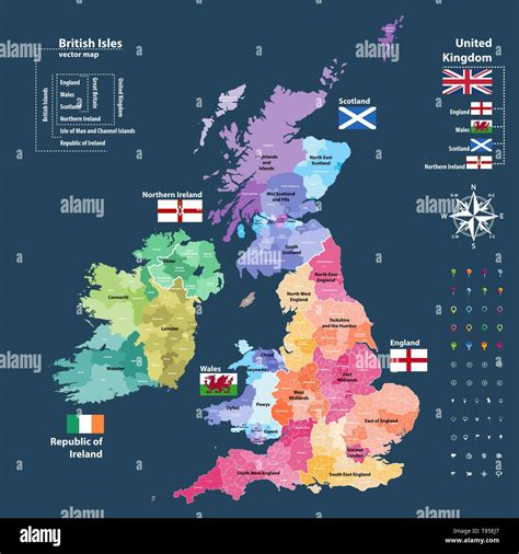 Vector Map Of The British Isles Political One Stop Ma Vrogue Co