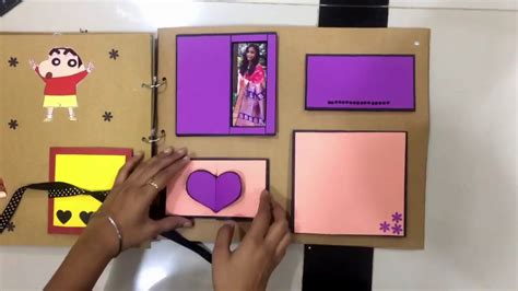 This is an inexpensive and creative gift idea. DIY/ Scrapbook /sister / handmade / Birthday gift ️ - YouTube
