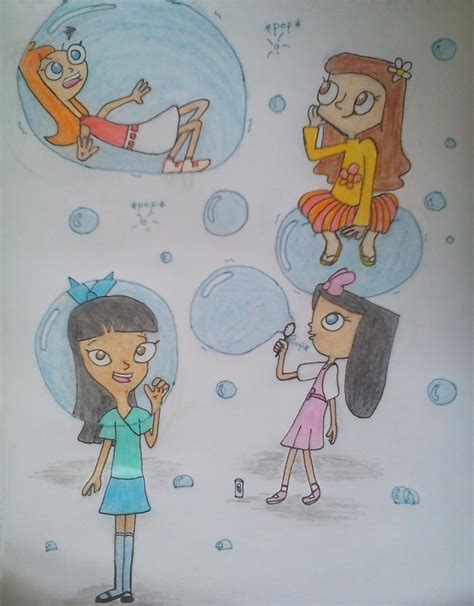 Request Phineas And Ferbs Girls Soapbubble Party By Superrainbowgirl