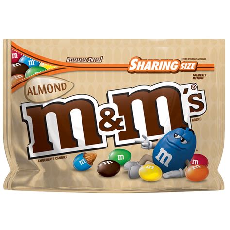 Mandms Almond Chocolate Candy Sharing Size 93 Ounce Bag