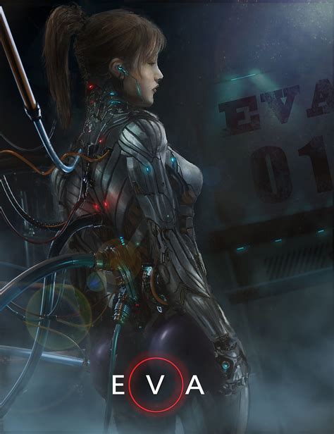Robin Hsu Scifi Fantasy Art Cyberpunk Girl Sci Fi Girl
