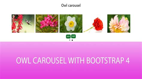How To Customize Owl Carousel Slider Navigation 2018 With Bootstrap