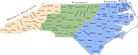 26 Map Of North Carolina Regions Maps Online For You