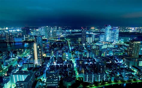 Japan City Lights Wallpapers Hd Desktop And Mobile Backgrounds