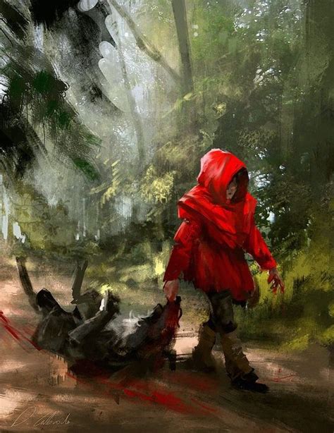 Amazing Concept Art By Darek Zabrocki Red Riding Hood Wolf Red