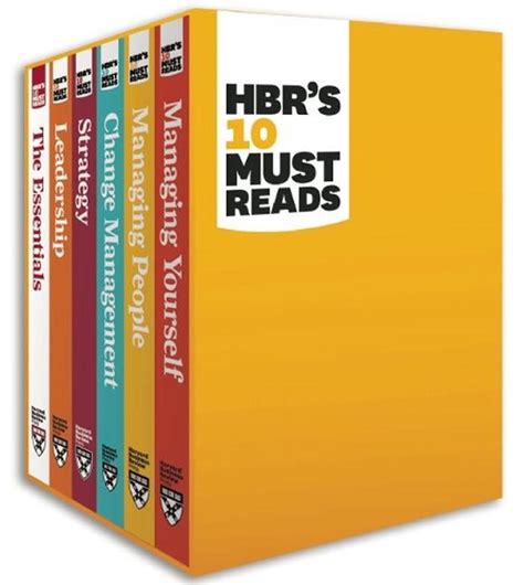 Hbrs 10 Must Reads Boxed Set 6 Books Hbrs 10 Must Reads By