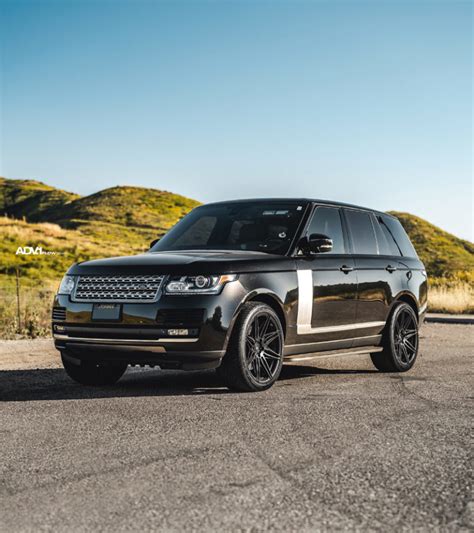 Black Range Rover Supercharged On Adv08 Flowspec Wheels In Satin Black