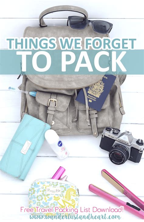 Never Forget Something Important Or Useful Again Carry On Packing