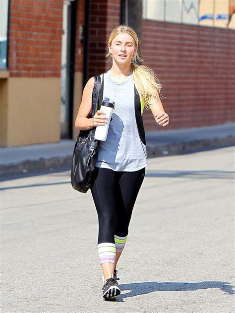 Julianne Hough After A Workout Leaving A Gym In Los