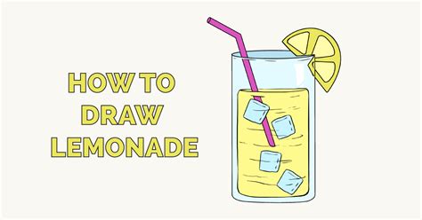 Easy Drawing Guides On Twitter Rt Easydrawinguide How To Draw Lemonade Easy To Draw Art