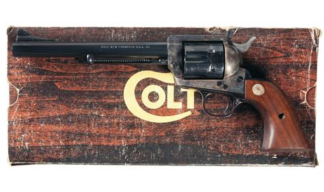 Colt New Frontier Single Action Army Revolver With Box