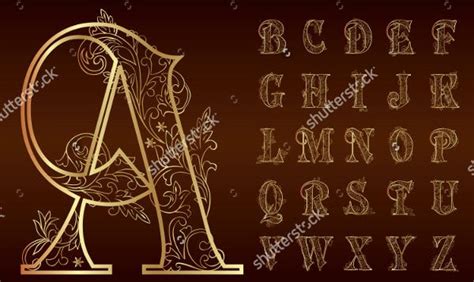 8 Decorative Alphabet Letters Free And Premium Templates