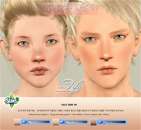Entertainment World My Sims 3 Blog Tifa Face Skin V6