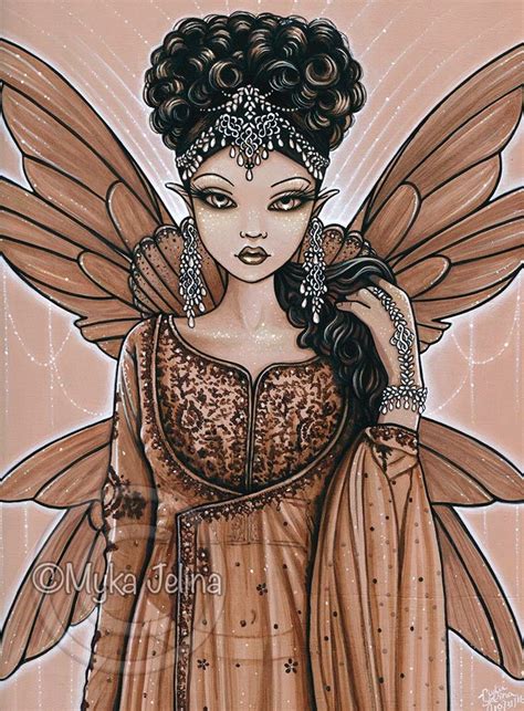 Pin By Deshawn Coleman On Artist Myka Queen Art Fairy Queen Fae