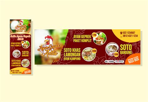 Desain Spanduk Rumah Makan Cdr Desain Banner Kekinian Images And