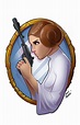 Princess Leia by glencanlas | Star wars fan art, Princess leia, Leia