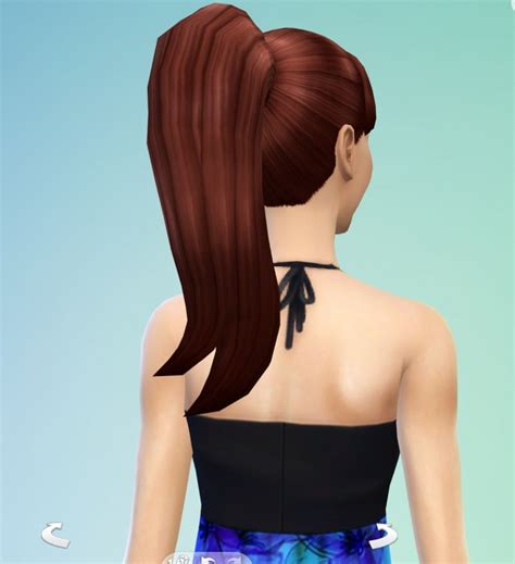 Larger Ponytail At Simsticle Sims 4 Updates