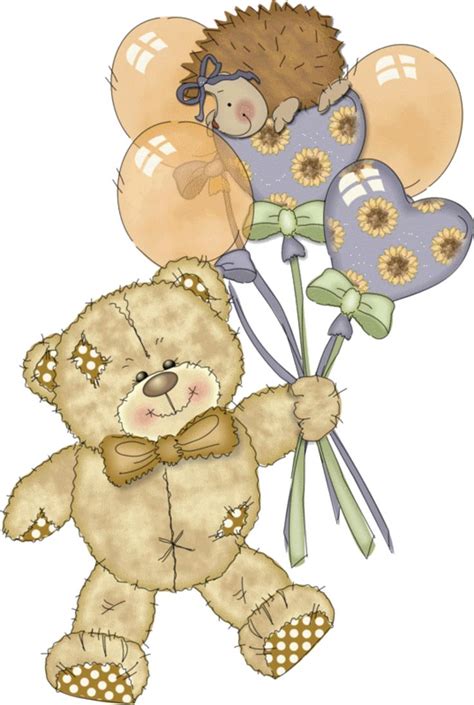 Vintage Teddy Bear Clip Art
