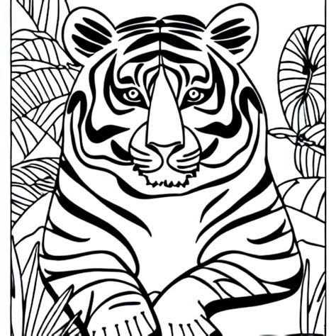 Tiger In The Jungle COLOR Anything
