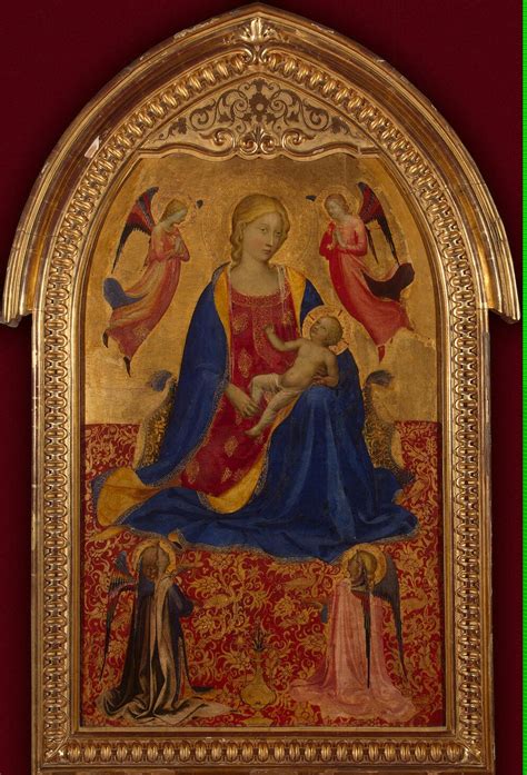 Madonna And Child With Four Angels Fra Angelico Endless Paintings