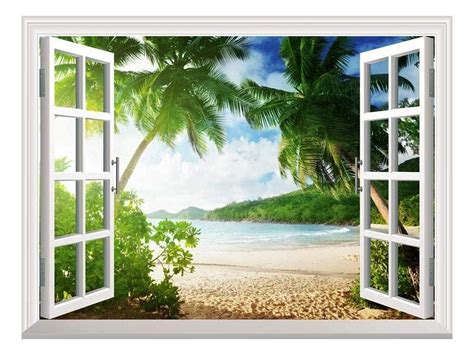 Wall26 Removable Wall Stickerwall Mural Sunset On The Tropical Beach