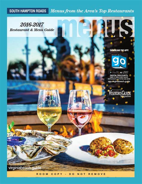 Get printable restaurant coupons and gift certificates at retailmenot. Virginia Beach Restaurant & Menu Guide 2016-2017 by ...