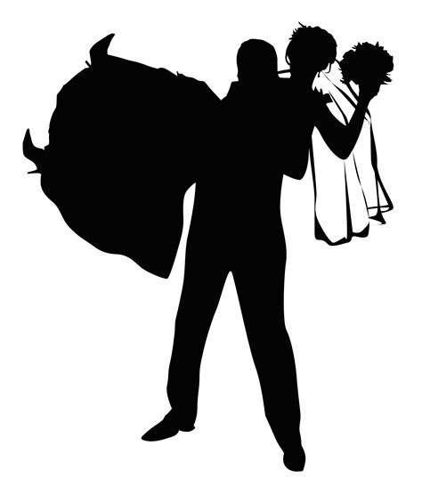 Silhouette Wedding Invitation At Getdrawings Free Download