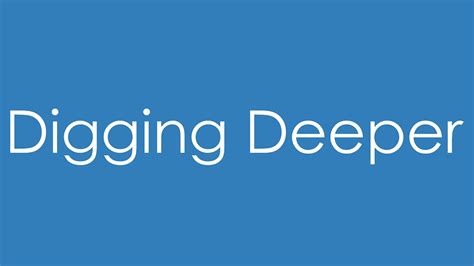 Digging Deeper 2217 Audio Youtube