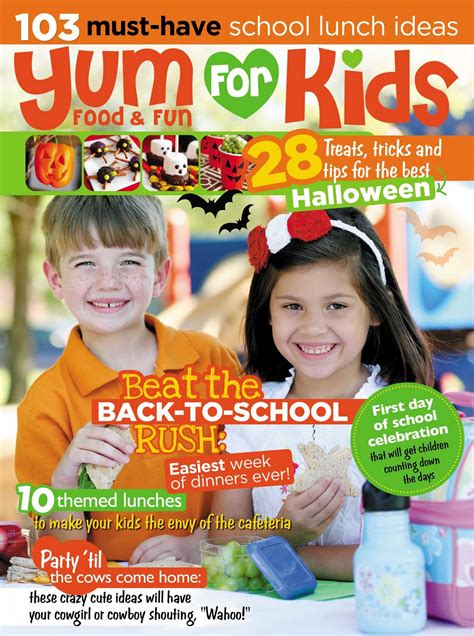 Yum Food And Fun For Kids Magazine Topmags