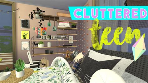 Cluttered Teen Bedroom The Sims 4 Youtube