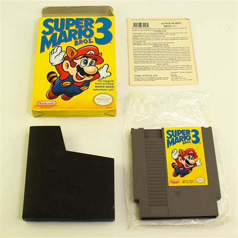 Nintendo Nes Game Super Mario Bros 3 Complete Nm Box