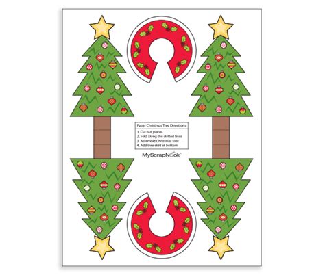 Printable 3d Christmas Trees To Decorate Your Home 3d Christmas Tree