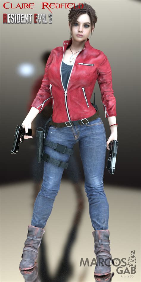 Artstation Claire Redfield Re2r For Genesis 8 Female Resources