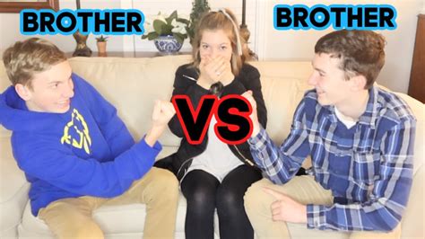WHICH BROTHER IS BETTER Match Up YouTube