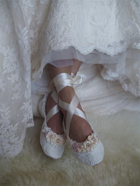 Blush Princess Bridal Ballet Shoes Blush Rose Ballerina Wedding