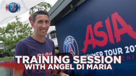 TRAINING SESSION With Angel Di Maria YouTube