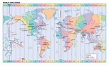 World Time Zones, c2008 [5850x3600] : MapPorn