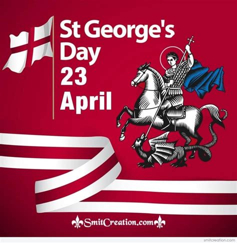 st george s day 23 april card