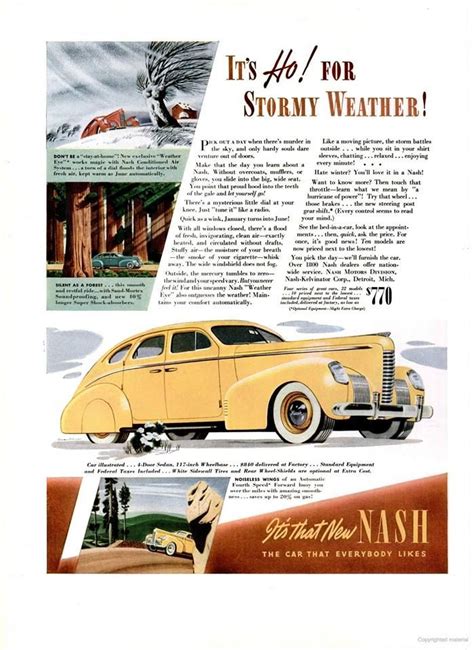 1939 Nash Vintage Advertisements Vintage Ads Sales Ads Muffler Kent