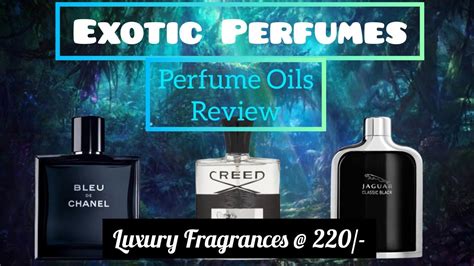 Exotic Perfumes Creed Aventus Bleu De Chanel And Jaguar Classic Black