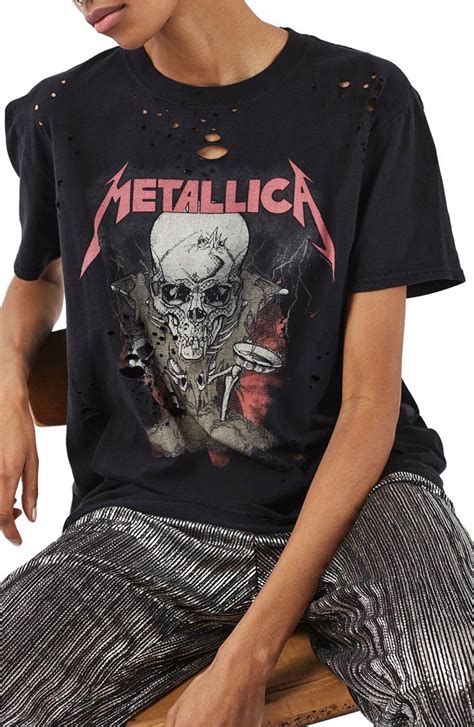 Metallica Destroyed Tee | Nordstrom | Destroyed t shirt 
