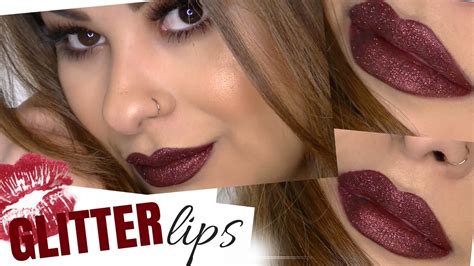 Glitter Lips And Go To Makeup Tutorial Youtube