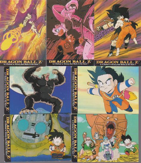 The main character is kakarot, better known as goku, a representative of the sayan warrior race, who, along with other fearless heroes, protects the earth from all kinds of villains. 1996 DRAGON BALL Z Collectible Card set