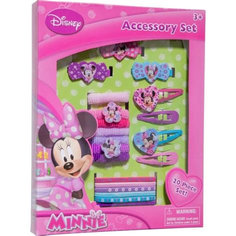 Disney Minnie Mouse 20 Piece Hair Accessory Set Girls Accessories