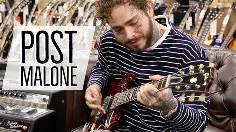 Post Malone At Normans Rare Guitars 1964 Gibson Sg Standard A