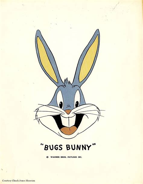 Publicity Sheet Of Bugs Bunny Circa 1940s Looney Tunes Cartoons Watch