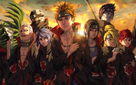 Akatsuki Wallpaper 4k Illustration Of Akatsuki From Naruto Hd Images