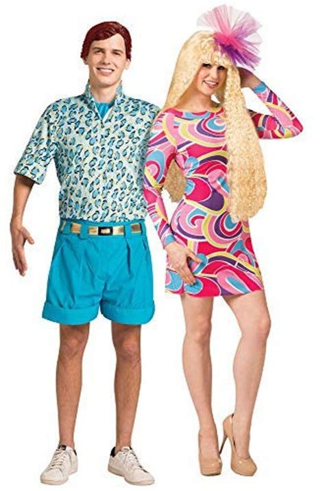 Totally Hair Barbie And Ken Doll Couples Costume Set Officially Licensed In 2020 Barbie And Ken