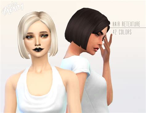 Miss Paraply Retexture Of Sideswept Hair By Kiara24 • Sims 4 Downloads